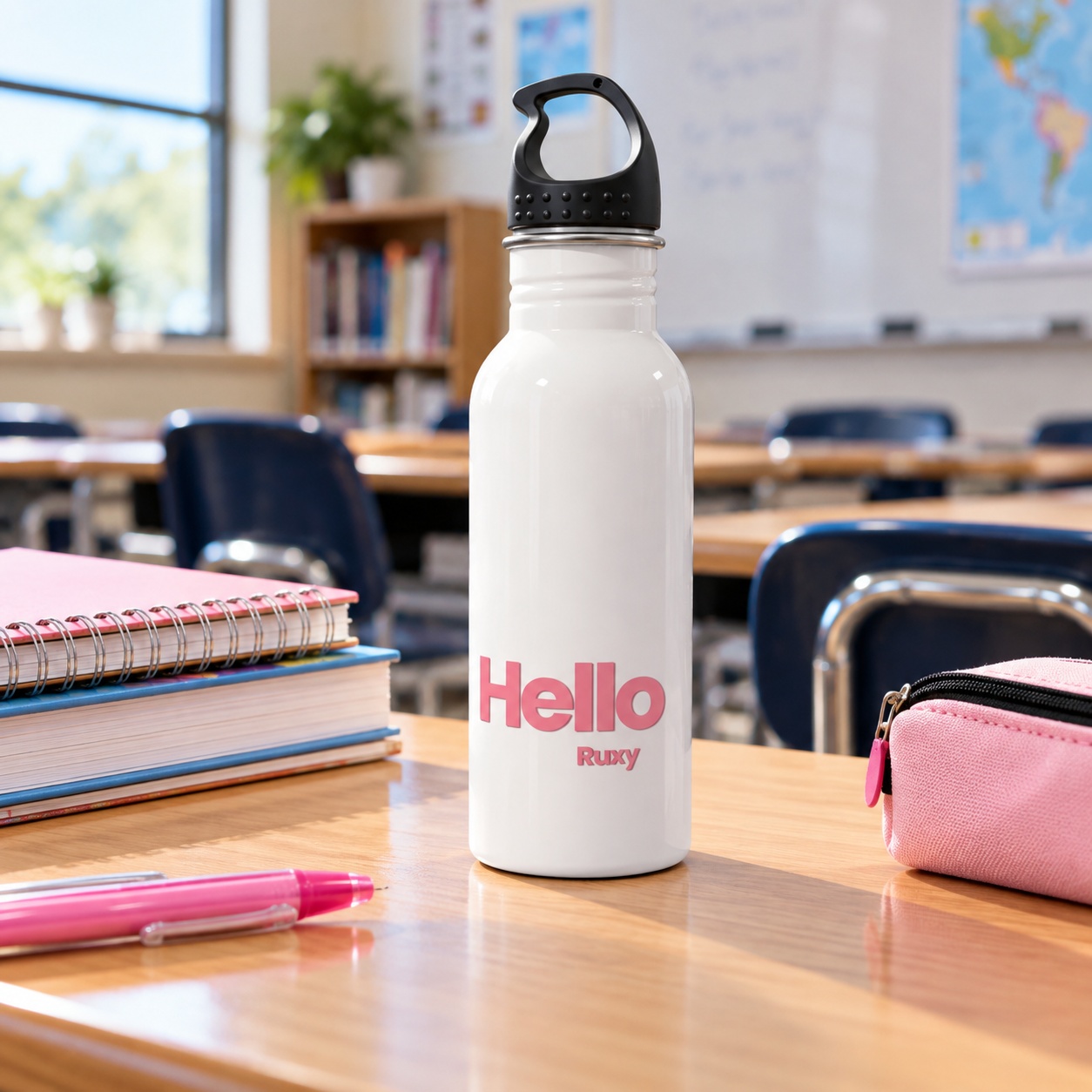 hello ruxy stainless steel bottle - visit my shop